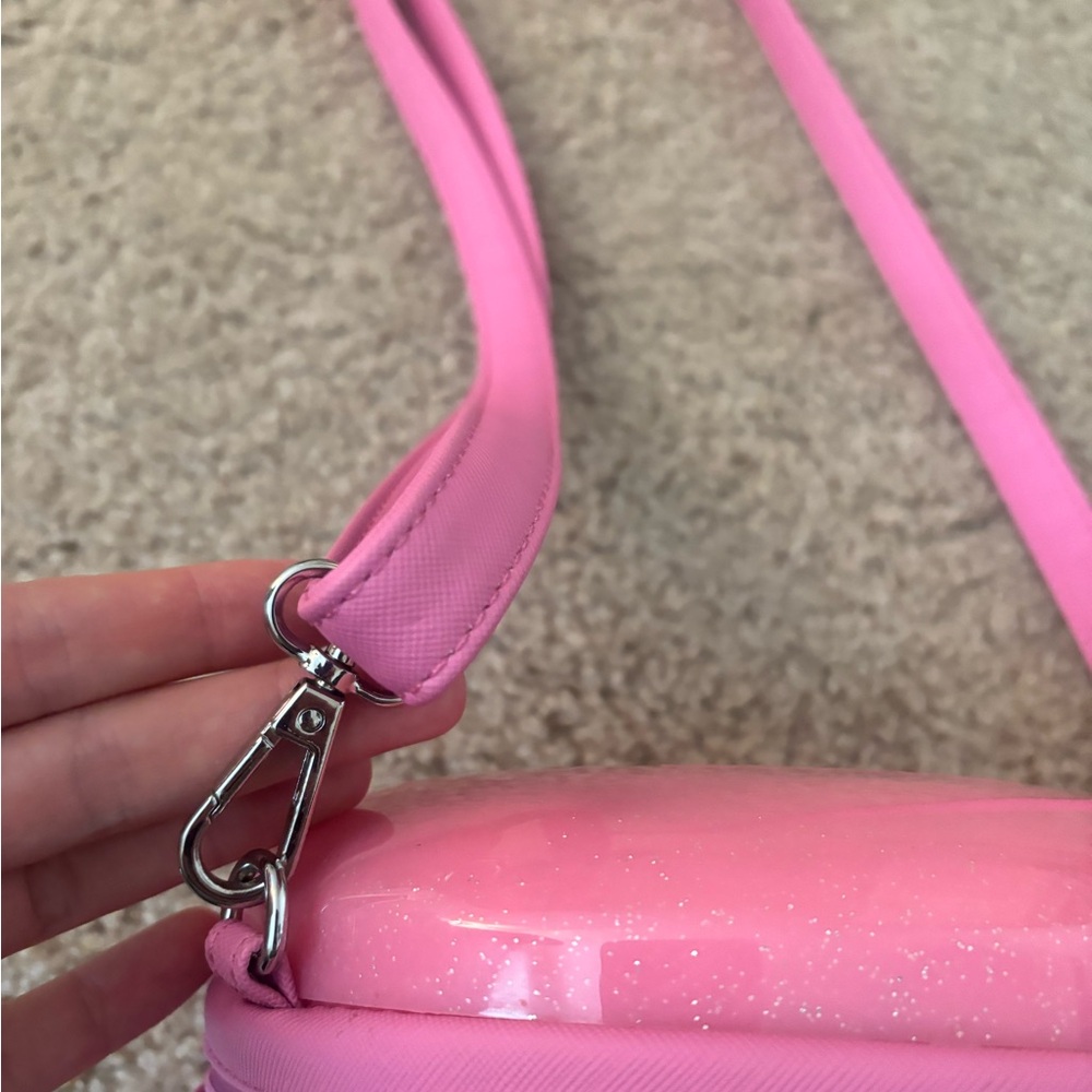 Loungefly x Sanrio 50th anniversary Pink Glitter Hello Kitty Crossbody Bag - Picture 9 of 12